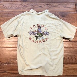 RETRO TOMMY BAHAMA BUTTON DOWN LARGE